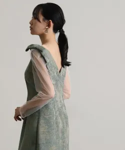 Топ из собранного тюля