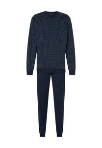 Нагрудный карман в полоску пижамы Ammann, синий