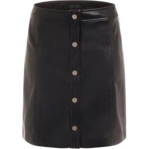 GUESS Кожаная короткая юбка Women's Black