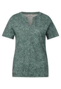 Рубашка CECIL, изумрудный/темно-зеленый