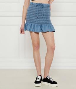 Юбка из шамбре Tommy Jeans, синий