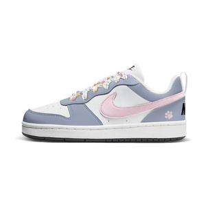 Кроссовки для скейтбординга Court Borough Cloud Sugar Claw Low top Kids' Pink Teenagers Nike, синий