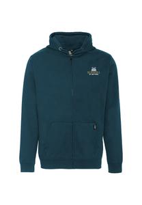 Толстовка с капюшоном на молнии Oldskull, темно-зеленый