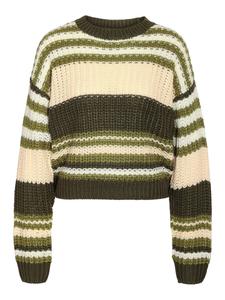 Свитер Noisy may NMCharlie, цвет Green/Dark green