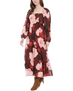 Лондон Таймс Макси-платье London Times, коричневый