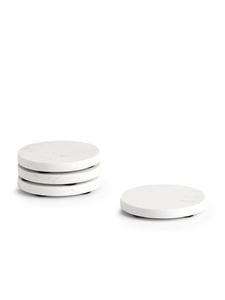 Zeller Present Подставки под стаканы белого цвета