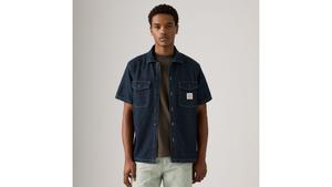 Рубашка рабочая с коротким рукавом Levi's, Rinse Work Repeat - Dark Wash