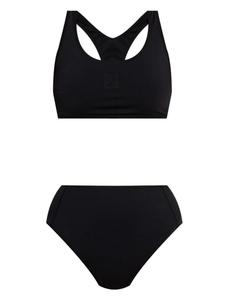Бикини Balmain с перекрещивающимися бретелями на спине, черный
