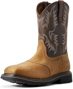 Мужские ботинки Ariat Sierra с широкой квадратной стальной ноской, Aged Bark