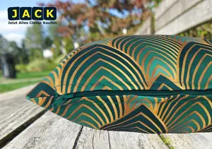 Декоративная подушка для отдыха на открытом воздухе JACK 30x50 см с водоотталкивающим наполнителем XXL, эффект лотоса для садового стула, цвет: лиственно-зеленый Jack