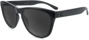Поляризованные солнцезащитные очки Knockaround Premiums для мужчин и женщин - защита от УФ-излучения UV400, Black on Black / Smoke