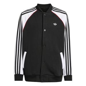 Толстовка с капюшоном на молнии ADIDAS ORIGINALS, черный