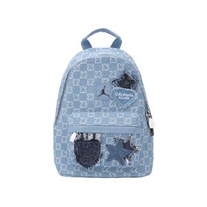 Jordan Хлопковый рюкзак Unisex Light Denim Blue