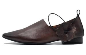 Туфли Мэри Джейн женские низкие Artmu, цвет Coffee