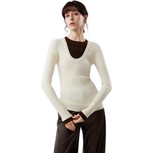 ELLE Трикотаж Women's Ecru Moderate