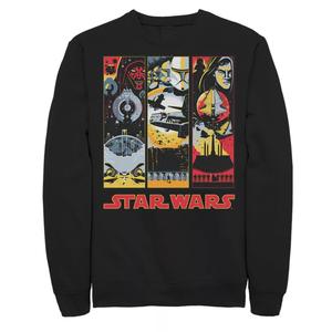 Мужской свитшот со вставками в стиле ретро «Звездные войны» Maul Trooper Anakin Licensed Character