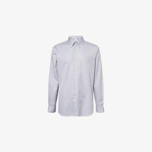 Рубашка Paul Smith с длинным рукавом хлопковая, голубой