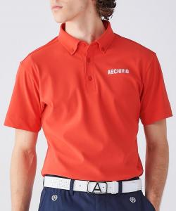 Мужская быстросохнущая поло-рубашка с вышивкой, защищающая от ультрафиолетового излучения Archivio, цвет Orange(030)