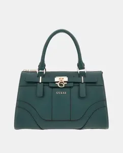 Маленькая сумка на руку с застежкой-молнией Guess, темно-зеленый
