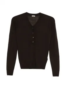 Джемпер с V-образным вырезом Gillies Joseph, коричневый