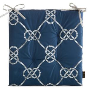Подушка для стула Eurofirany GARDEN, синий - текстиль - 43 x 1 x 43 см