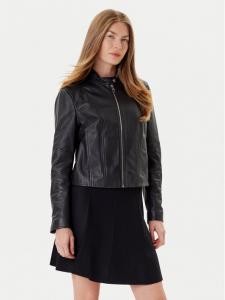 Кожаная куртка regular fit C_Saleste1 50545625 Boss, черный