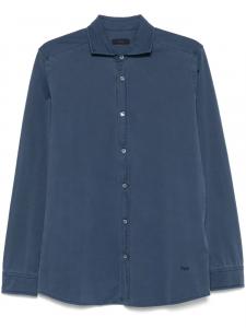 Рубашка на пуговицах Fay, синий