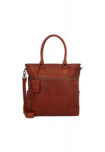 Антикварная кожаная сумка через плечо Avery 34 см BURKELY, цвет Cognac