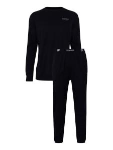 Длинная пижама CR7 - Cristiano Ronaldo  Nightwear, черный