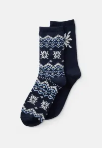 Набор из двух пар носков fairlisle Lindex, Navy