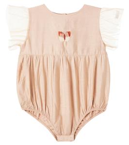 Вышитый боди Baby Vailen Donsje, Rose Mocha