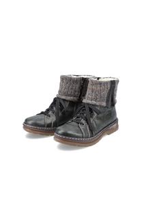 Женские ботинки Rieker из искусственной кожи с манжетой, зеленый