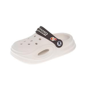 Детские тапочки, устойчивые к истиранию, дышащие, нескользящие Montagut, белый/коричневый