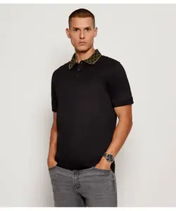 Футболка поло Regular fit Karl Lagerfeld, черный