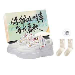 JimiXiong Низкие женские кроссовки белого цвета