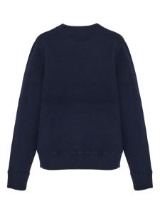 Двухцветный двусторонний трикотажный джемпер Yves Salomon