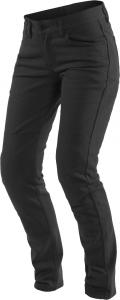 Женские облегающие мотоциклетные брюки Dainese classic slim, Black