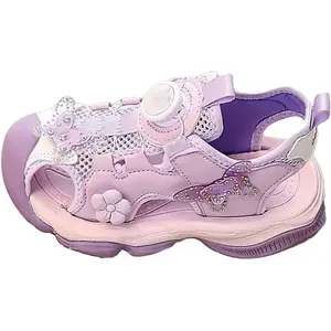 Детские сандалии с нескользящей подошвой и износостойким верхом BOBDOG, фиолетовый