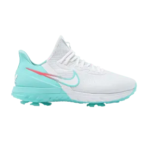 Бутсы Nike Air Zoom Infinity Tour Golf Wide 'White Aurora Green', белый