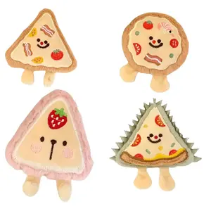 Пищащая плюшевая подвеска пицца высота 11см KEBO