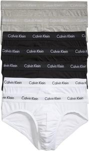 Мужские трусы-слипы Calvin Klein из хлопка и стретча, 7 шт., 3 Black, 2 Grey Heather, 2 White