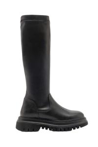 Ботинки Henin Stretch (женские) Prologue Shoes, Black stretch faux leather