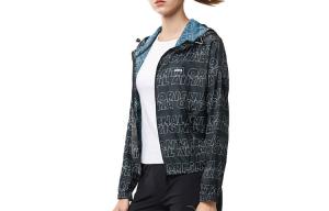 Укороченное пальто женское темно-синего цвета Anta