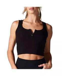 Женская облегающая майка Henley Tavi, черный