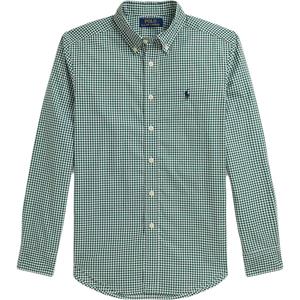 Повседневная рубашка приталенного кроя для подростков Polo Ralph Lauren, зеленый