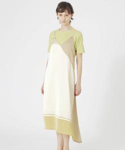 Платье-комбинация с цветовыми блоками Loveless, цвет White