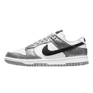 Женские кроссовки Nike Dunk Low Metallic Silver/Off Noir - White DO5882-001