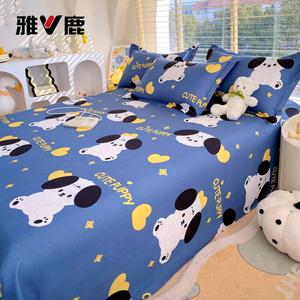 Yalu Простыня 200х230 см, хлопок, рисунок Milk Cow Wang