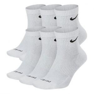 Носки Nike Unisex Everyday Plus Cushioned Sock 6 Packs White SX6899-100, разноцветный