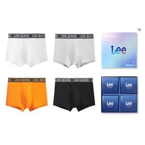 Трусы мужские 4 штуки подарочный набор Lee, черный